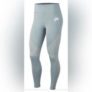 UEC WOMENS NIKE AIR 7/8 RUNNING ALL IN TIGHTS/LEGGING AVIATOR GREY Sz Small